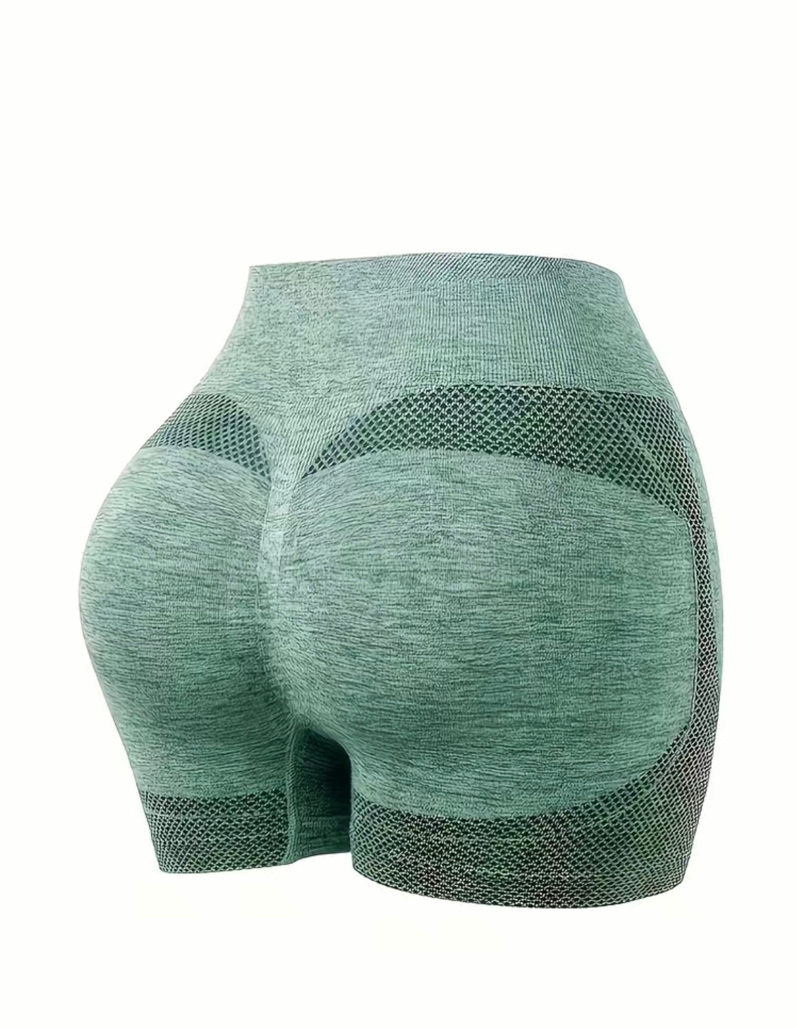 green yoga shorts